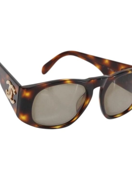 CHANEL Sunglasses plastic Brown CC Auth ka2158 main image 11